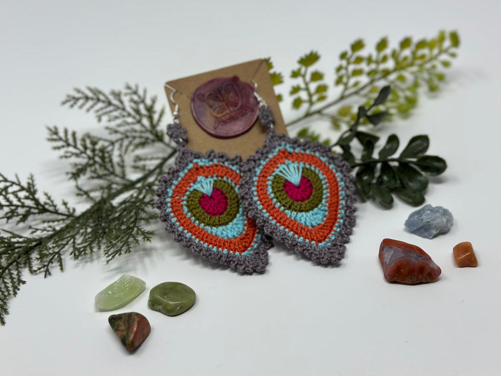 Customize Your Own Peacock Feather Earrings