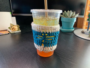 Dragonfly Reusable Cup Sleeve - Customizable