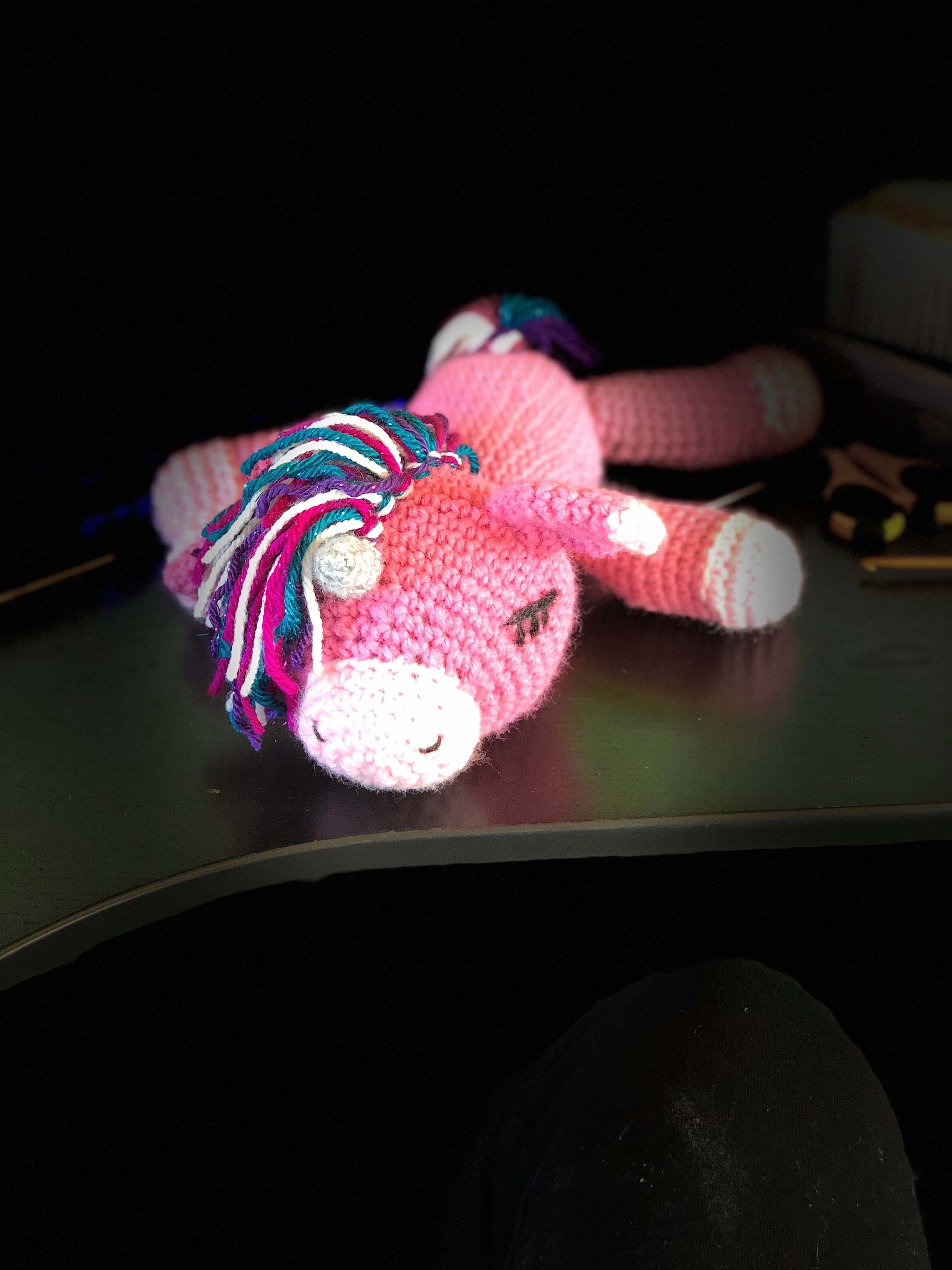 Sleeping Unicorn Plushie - Customizable
