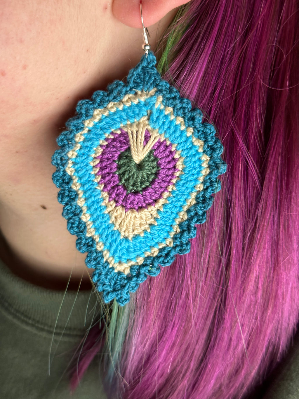 Customize Your Own Peacock Feather Earrings