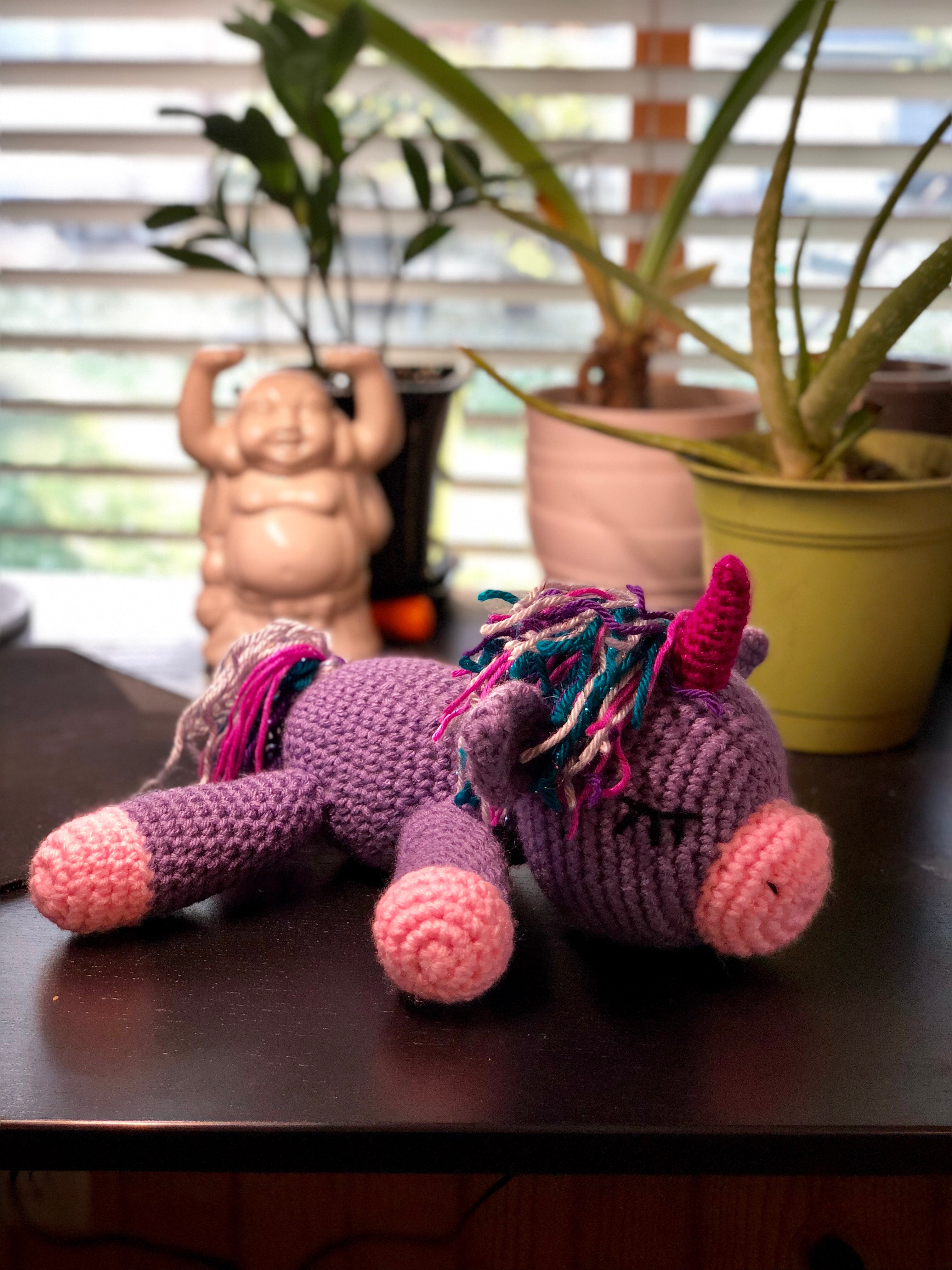 Sleeping Unicorn Plushie - Customizable