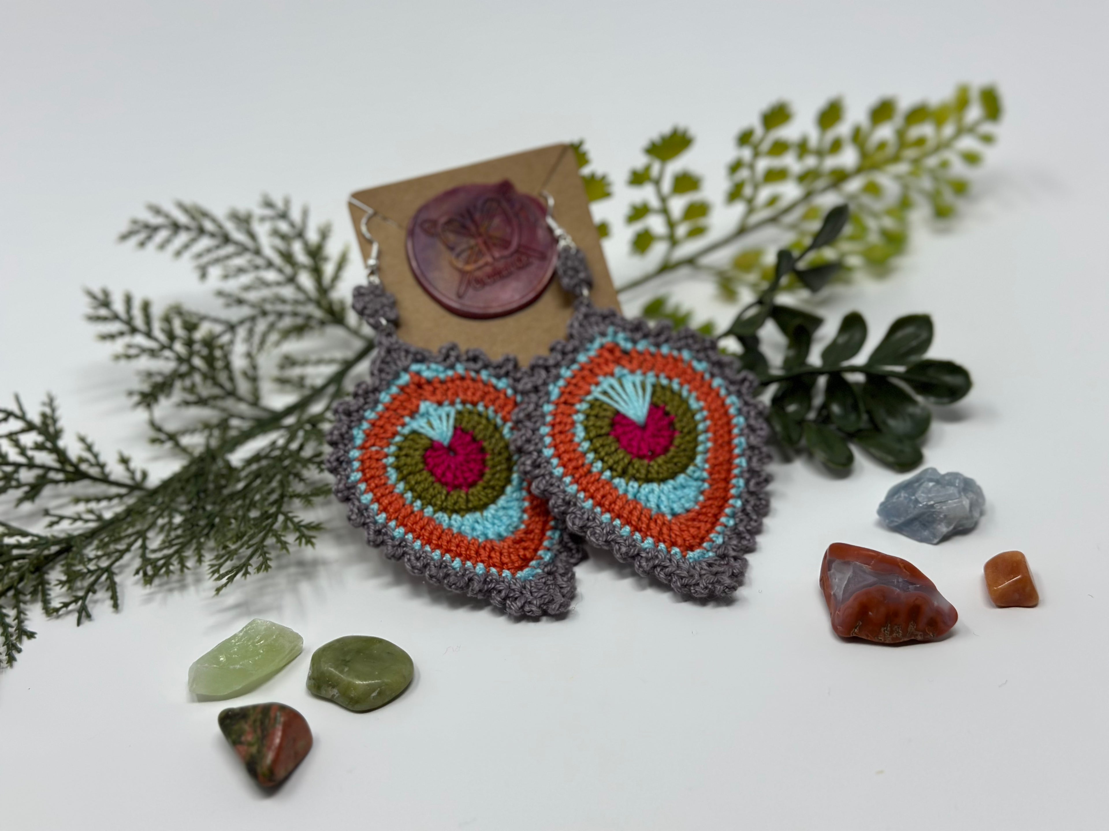 Customize Your Own Peacock Feather Earrings