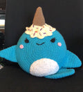 Narwhal Pillow (made to order)