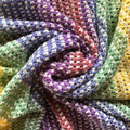 Soft Rainbow Striped Baby Blanket