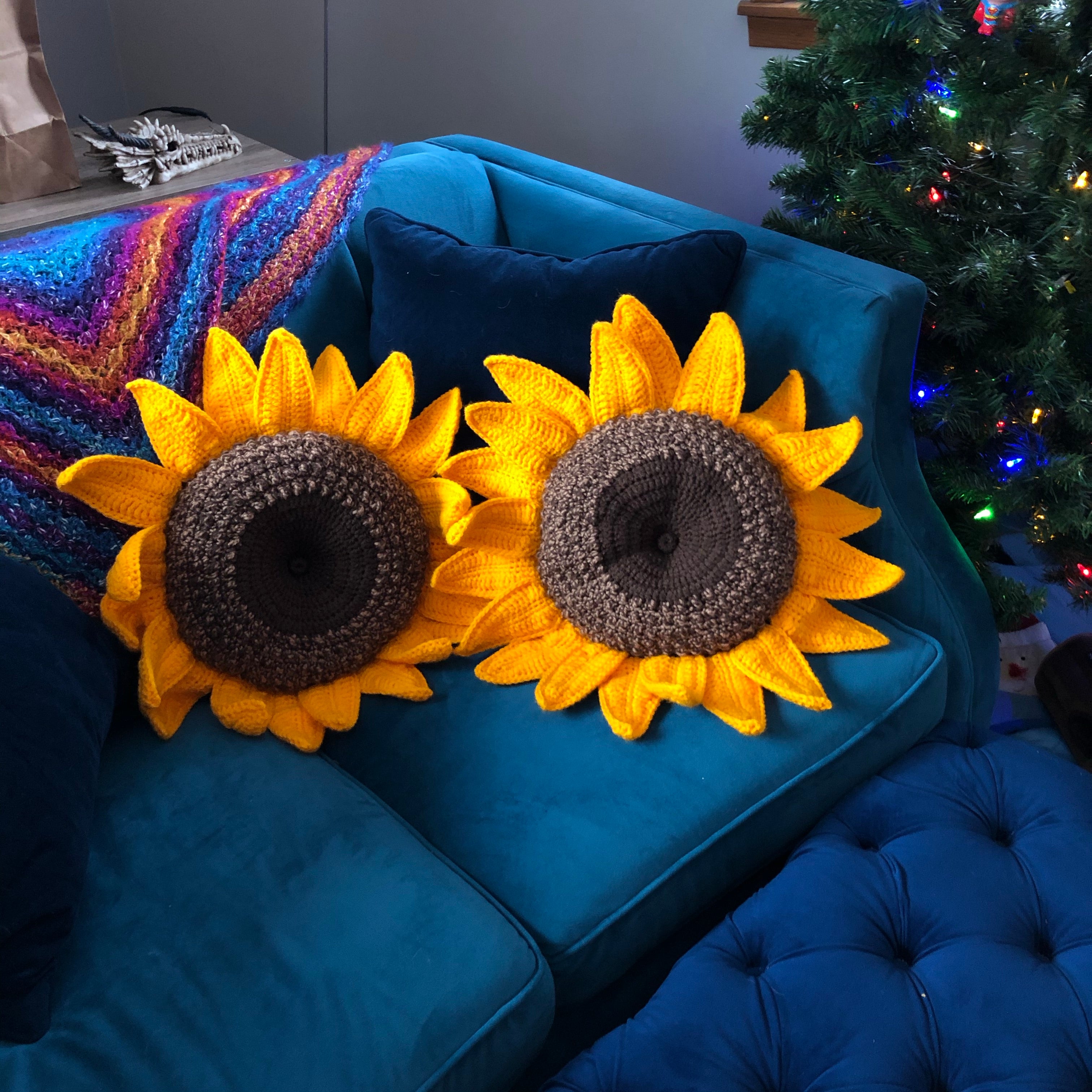 Sunflower Pillow - Customizable