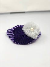 Load image into Gallery viewer, Purple Pom Hat - Size 2T
