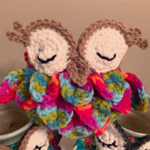 Load image into Gallery viewer, Crochet Owl Mug Cozy (made to order)
