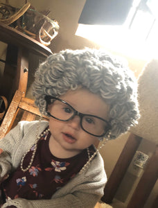 “Old Lady” Baby Wig - Customizable