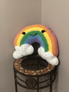 Rainbow Plush Pillow - Customizable