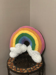 Rainbow Plush Pillow - Customizable