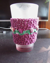 Load image into Gallery viewer, Tulip Garden Cup Sleeve Magenta
