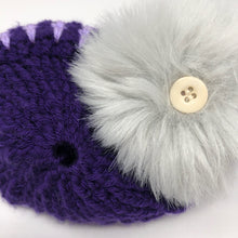 Load image into Gallery viewer, Purple Pom Hat - Size 2T
