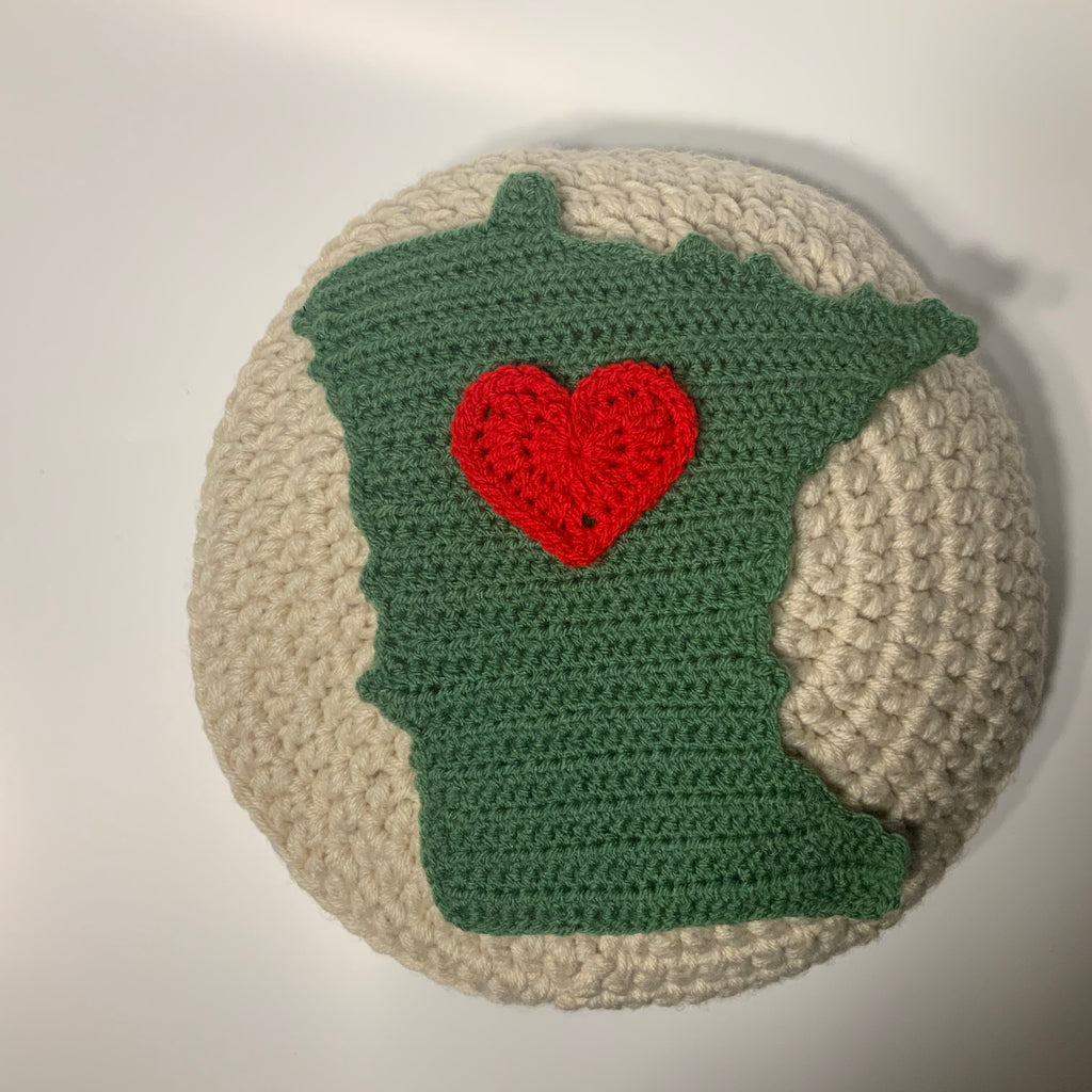 MN ❤️ 12” Round Pillow - Customizable